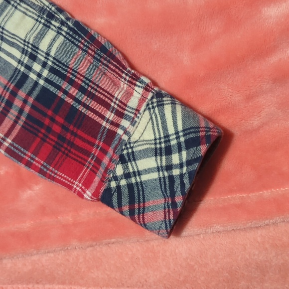 KAVU Plaid Flannel Shirt Size Med - Picture 8 of 8